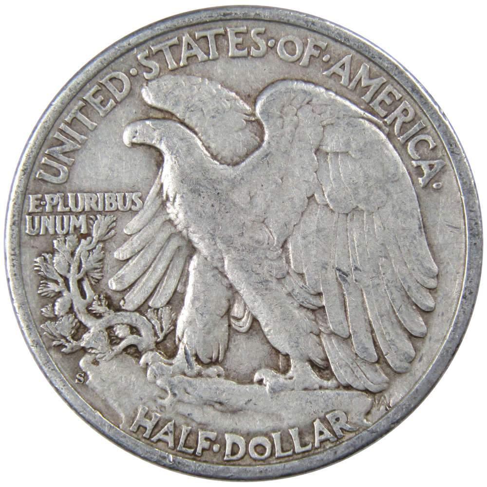 1944 S Liberty Walking Half Dollar VF Very Fine 90% Silver 50c US Coin