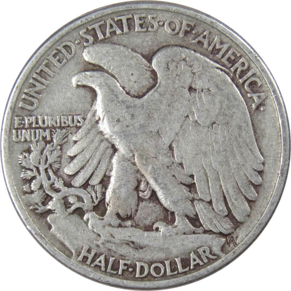 1947 Liberty Walking Half Dollar F Fine 90% Silver 50c US Coin Collectible