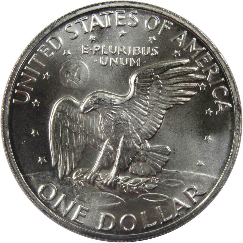 1972 S Eisenhower Dollar BU Uncirculated Mint State 40% Silver IKE $1 Coin