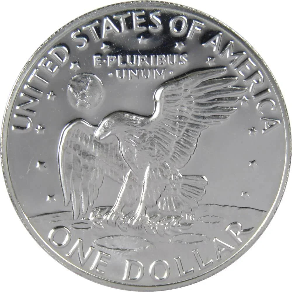 1973 S Eisenhower Dollar Choice Proof 40% Silver IKE $1 US Coin Collectible