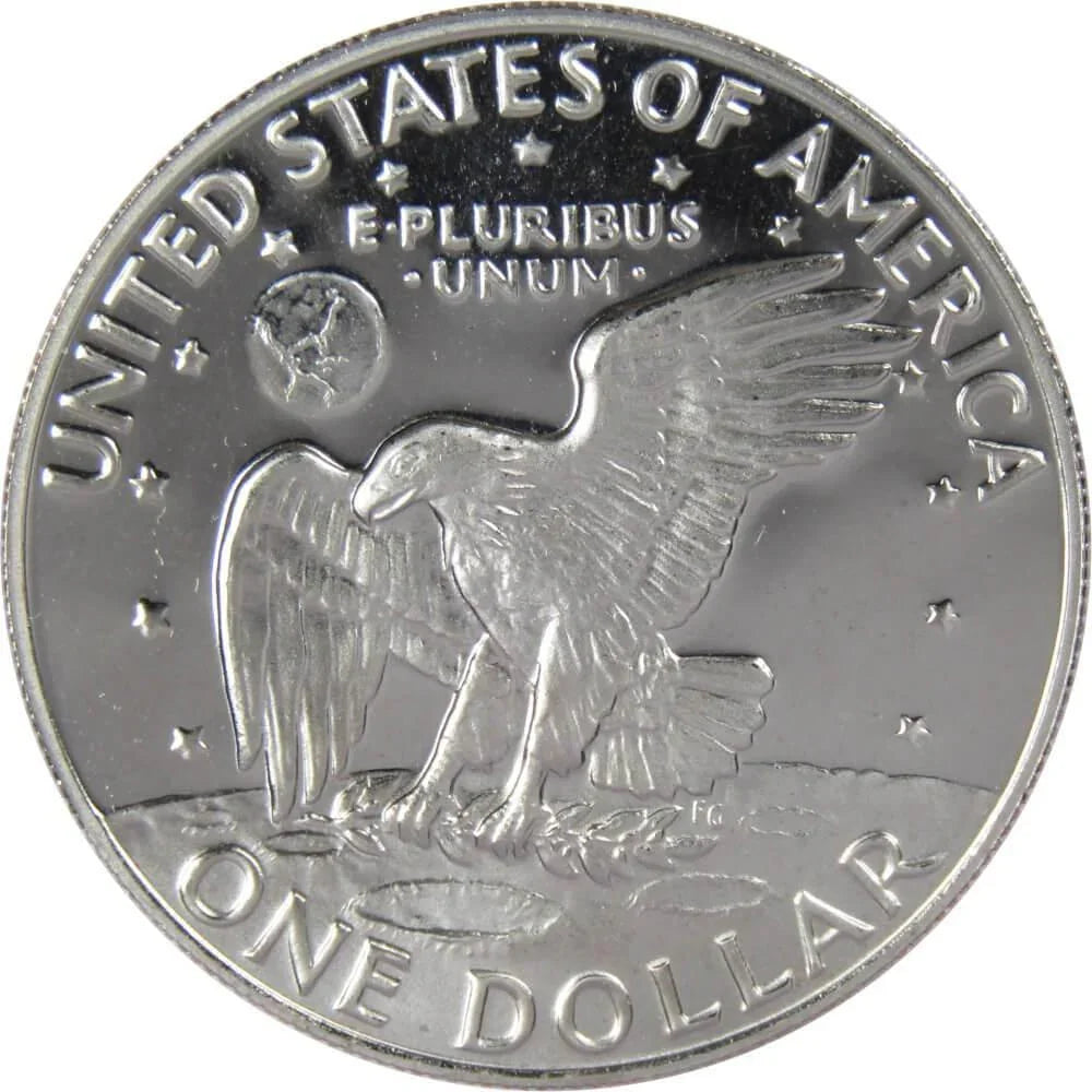 1973 S Eisenhower Dollar Choice Proof Clad IKE $1 US Coin Collectible