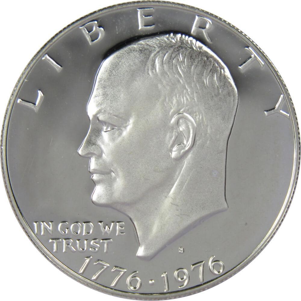 1976 S Type 1 Eisenhower Dollar Choice Proof 40% Silver IKE $1 US