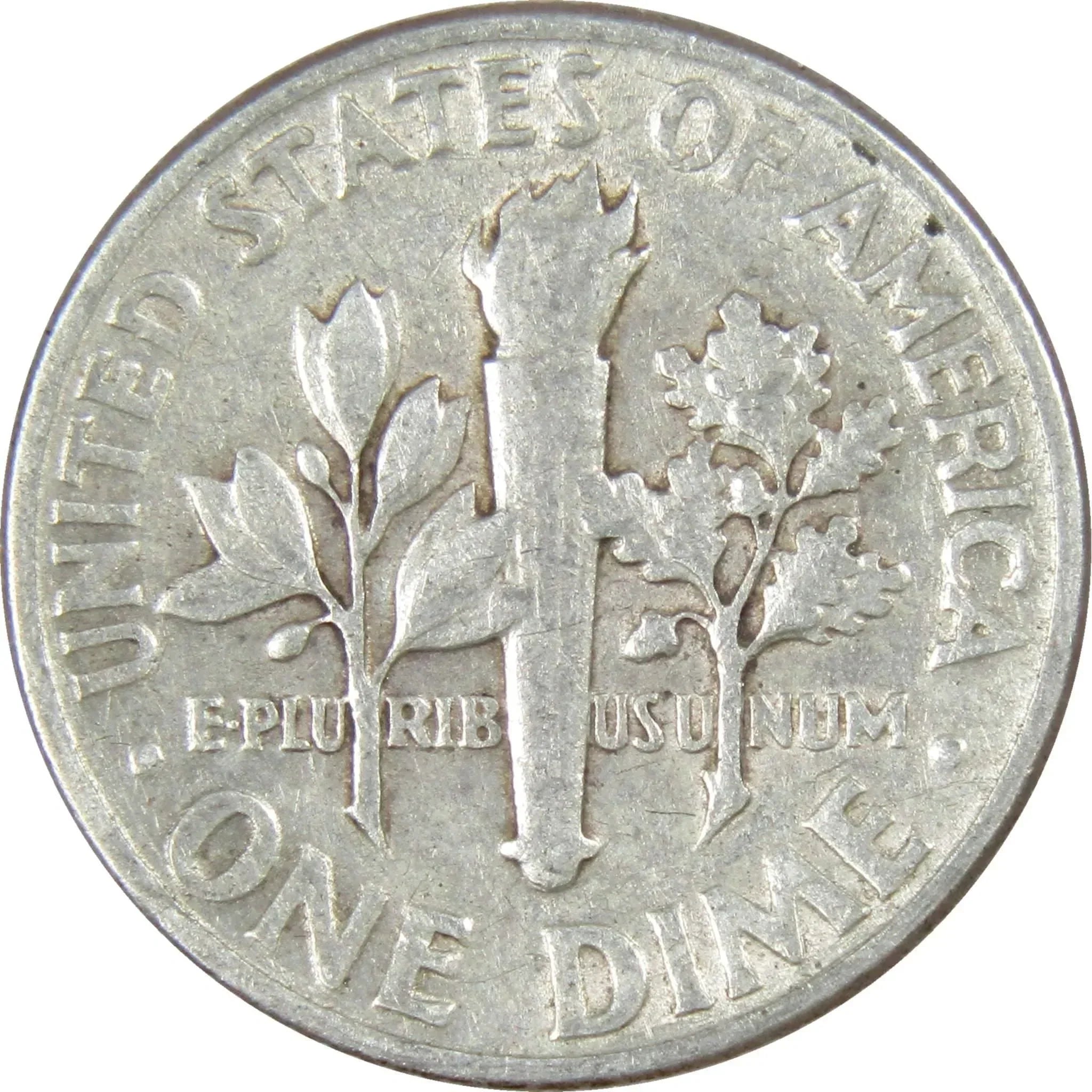1947 Roosevelt Dime AG About Good 90% Silver 10c US Coin Collectible