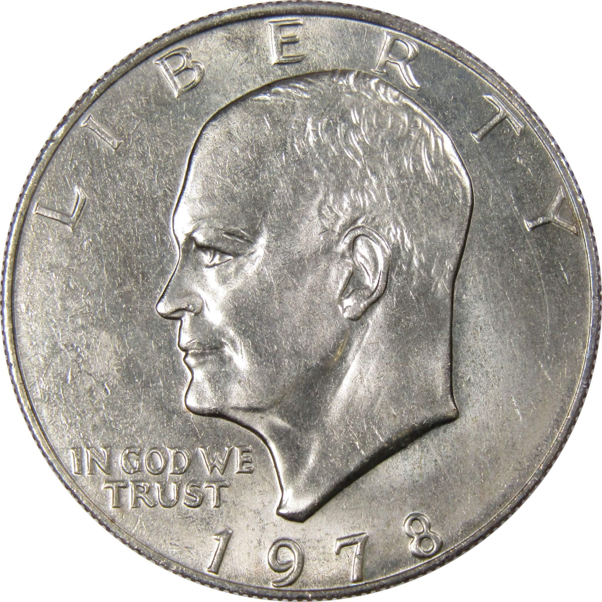 1978 Eisenhower Dollar BU Uncirculated Mint State Clad IKE 1 US Coin