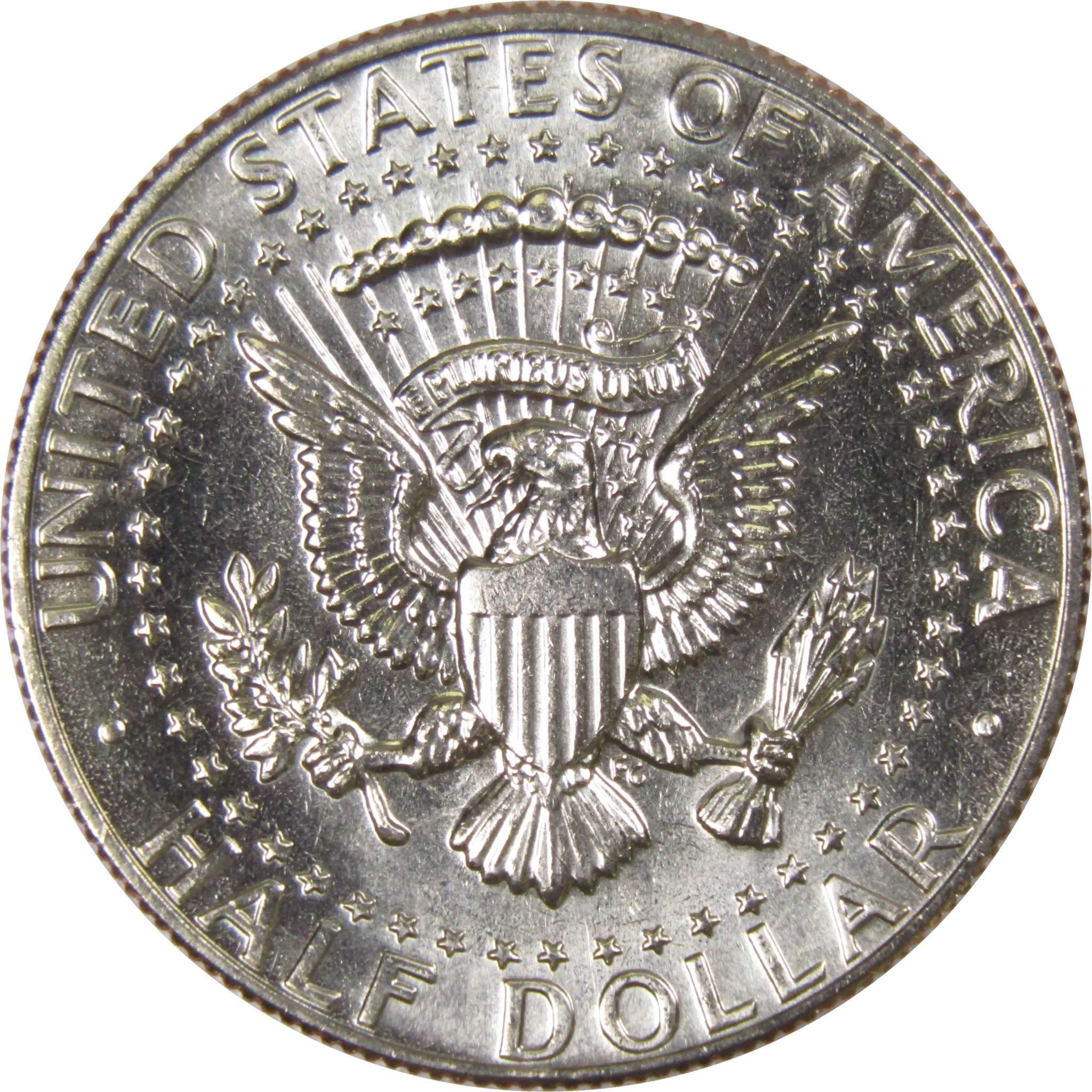 1986 D Kennedy Half Dollar BU Uncirculated Mint State 50c US Coin Collectible