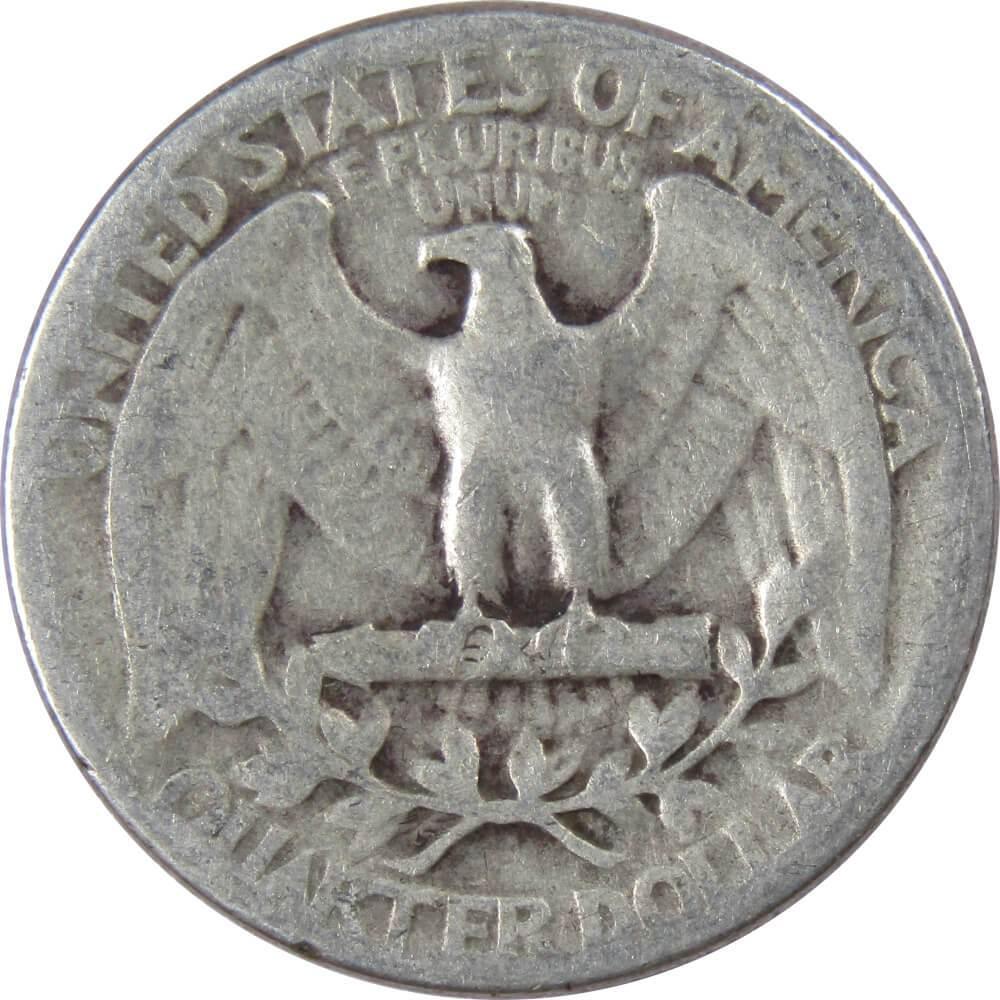 1943 Washington Quarter G Good 90% Silver 25c US Coin Collectible