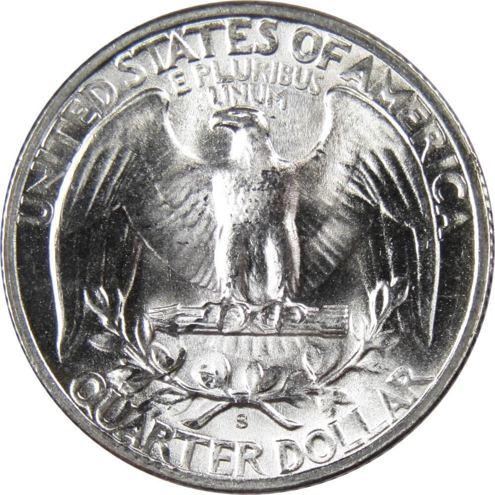 1947 S Washington Quarter BU Uncirculated Mint State 90% Silver 25c US Coin