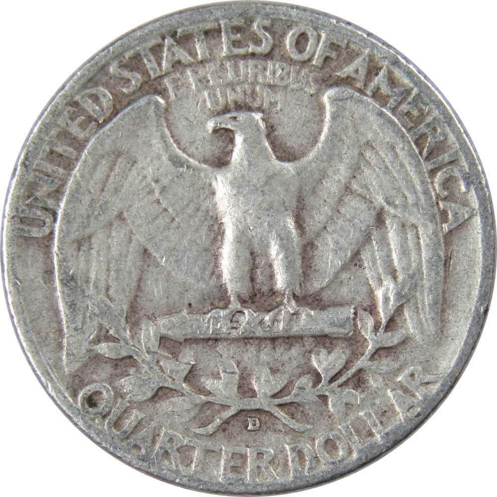 1953 D Washington Quarter VF Very Fine 90% Silver 25c US Coin Collectible
