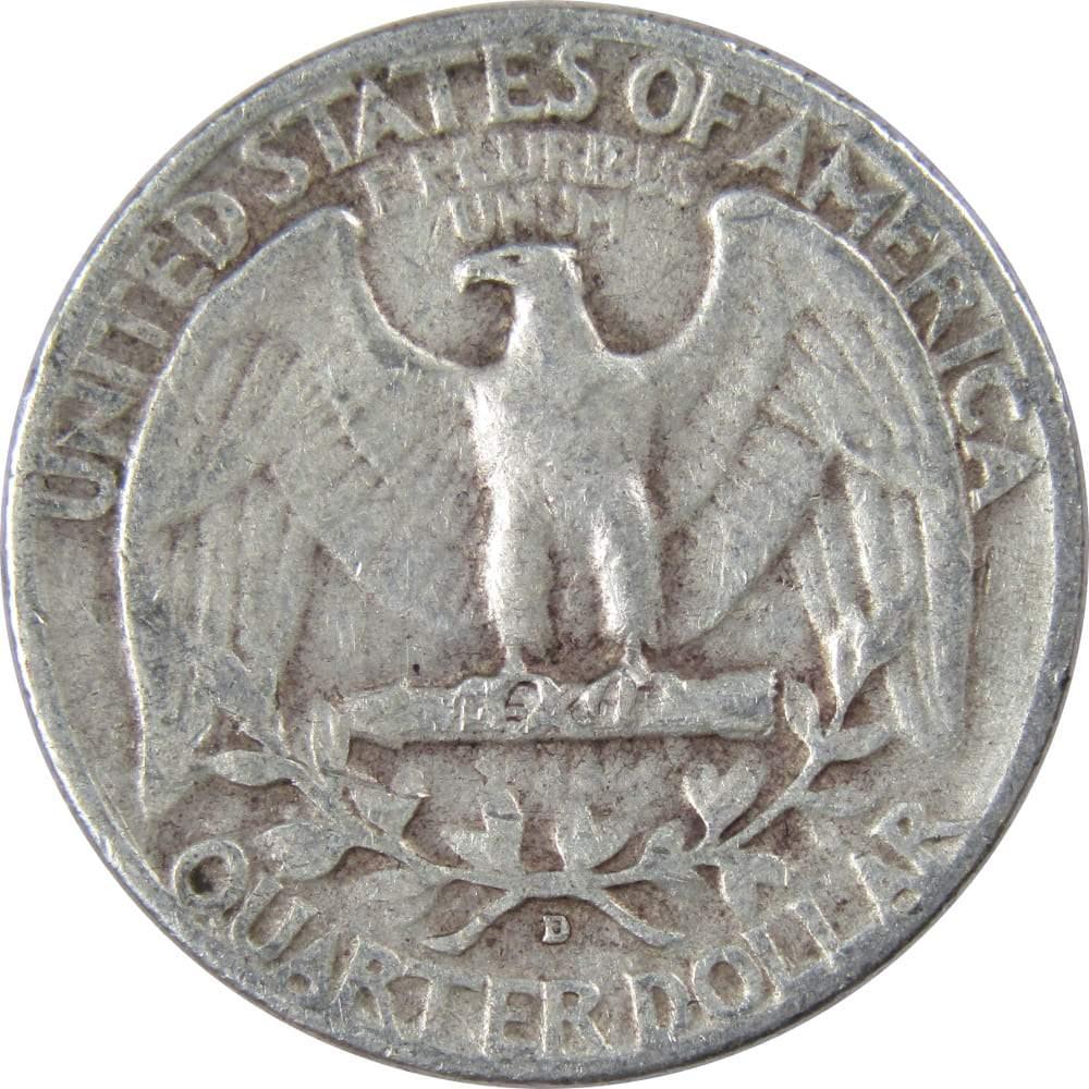 1953 D Washington Quarter VF Very Fine 90% Silver 25c US Coin Collectible