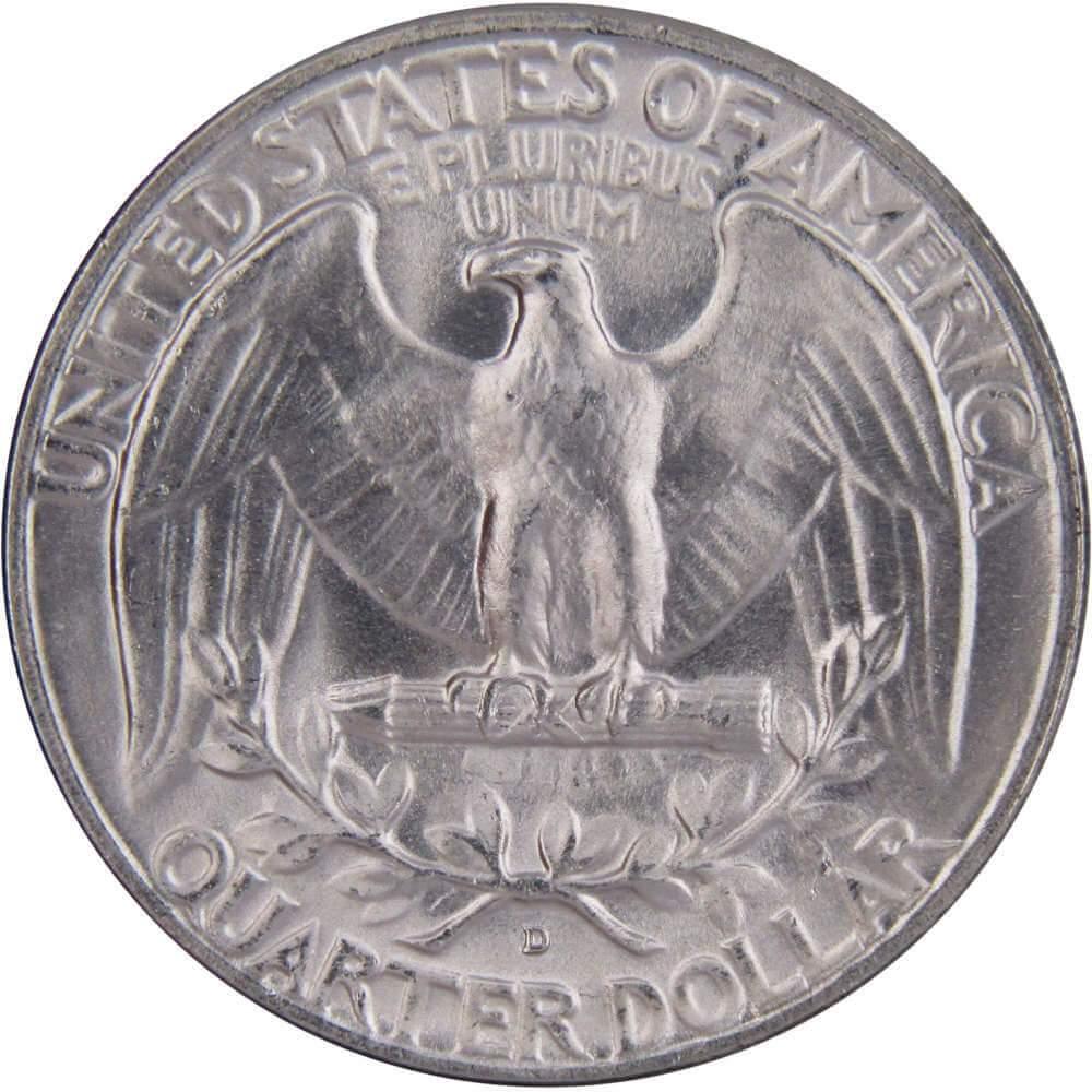 1953 D Washington Quarter BU Uncirculated Mint State 90% Silver 25c US Coin