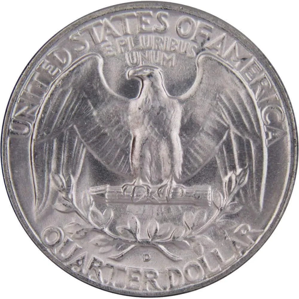1953 D Washington Quarter BU Uncirculated Mint State 90% Silver 25c US Coin