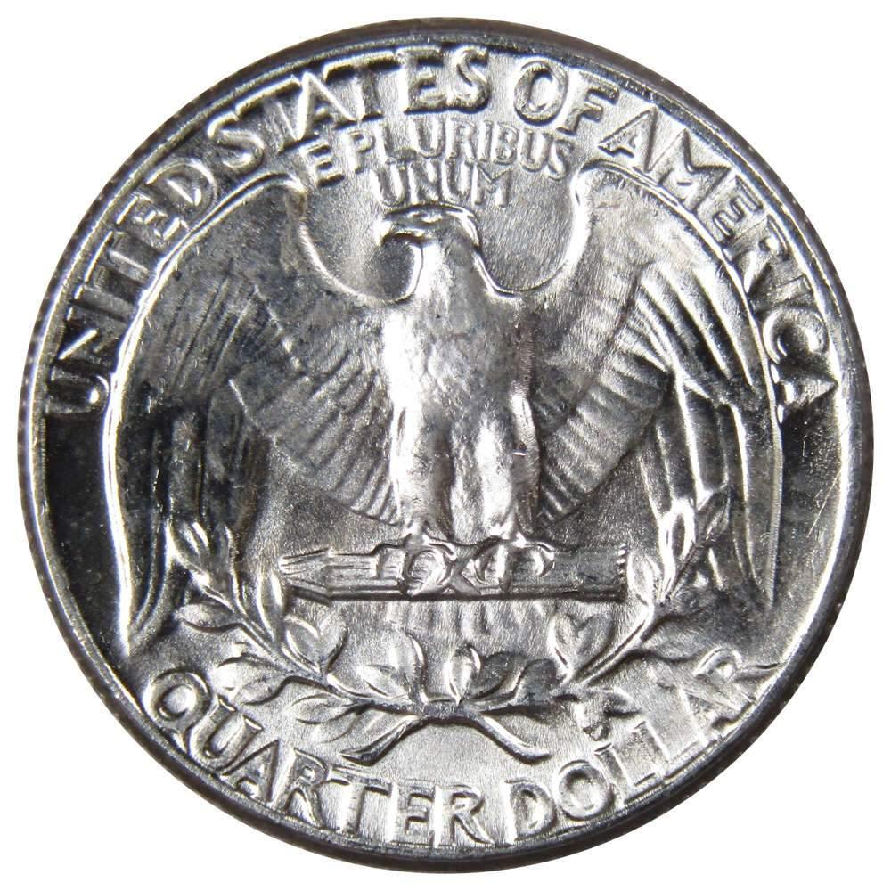 1964 Washington Quarter BU Uncirculated Mint State 90% Silver 25c US Coin