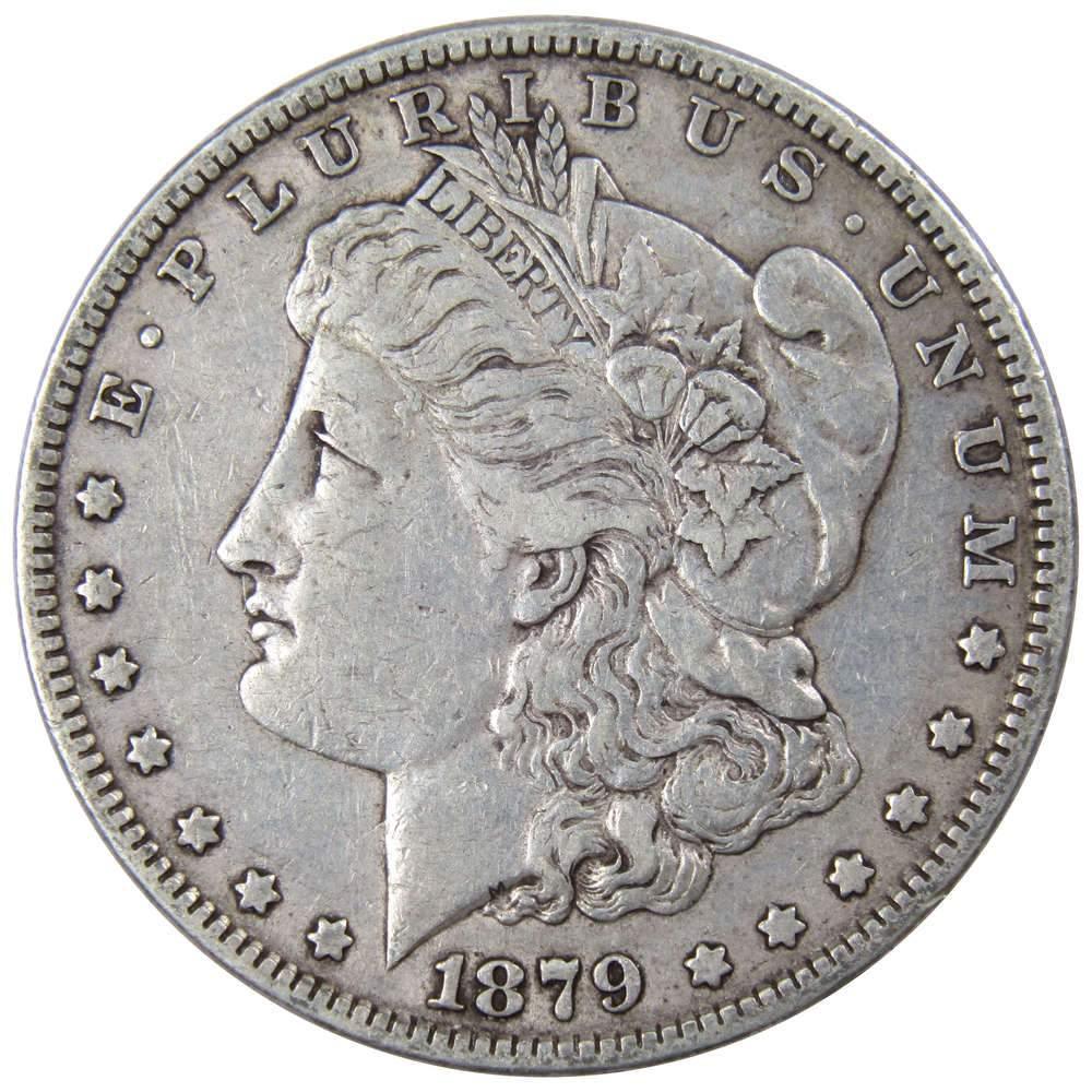 1879 Morgan Dollar VF Very Fine 90% Silver $1 US Coin Collectible - Morgan coin - Morgan silver dollar - Morgan silver dollar for sale - Profile Coins & Collectibles