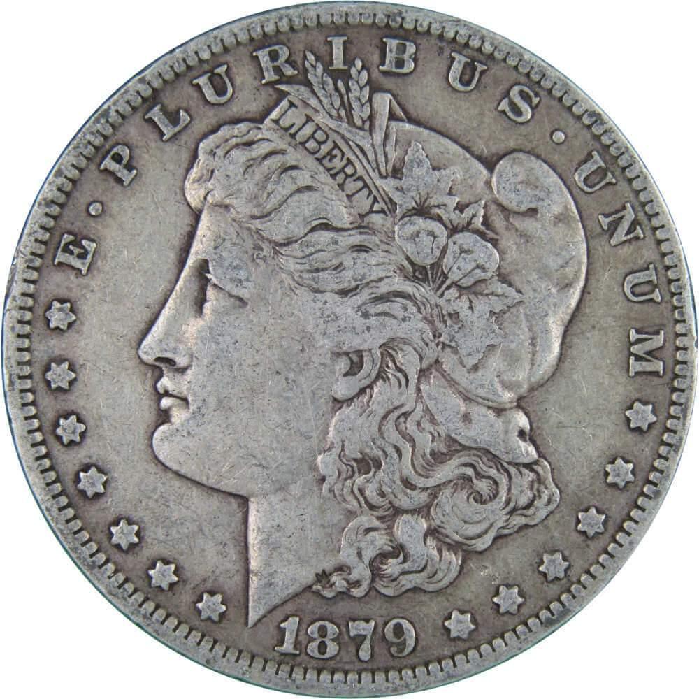 1879 O Morgan Dollar F Fine 90% Silver $1 US Coin Collectible - Morgan coin - Morgan silver dollar - Morgan silver dollar for sale - Profile Coins & Collectibles