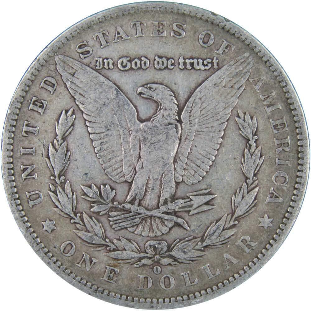1879 O Morgan Dollar F Fine 90% Silver $1 US Coin Collectible - Morgan coin - Morgan silver dollar - Morgan silver dollar for sale - Profile Coins & Collectibles