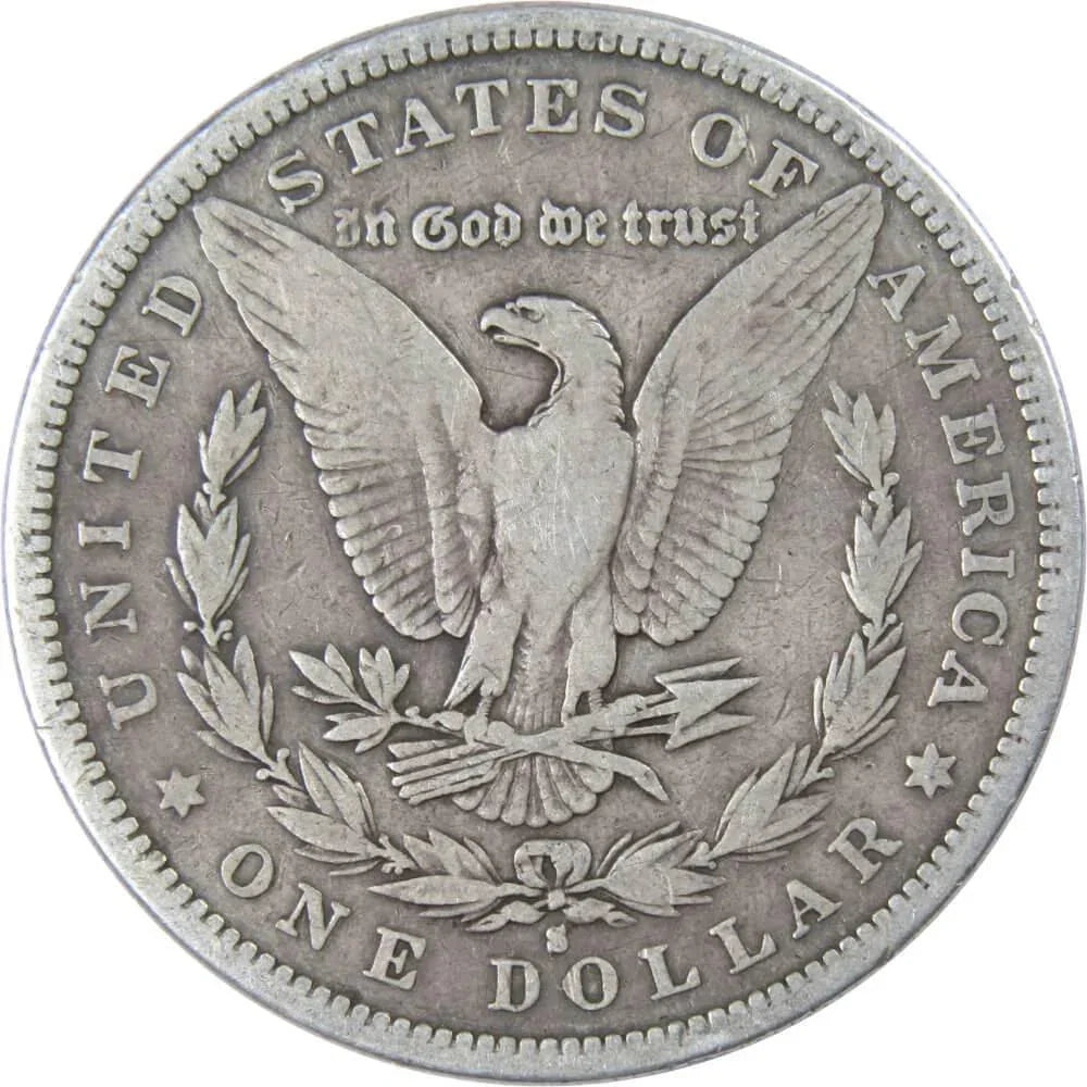 1879 S Morgan Dollar VG Very Good 90% Silver $1 US Coin Collectible - Morgan coin - Morgan silver dollar - Morgan silver dollar for sale - Profile Coins & Collectibles