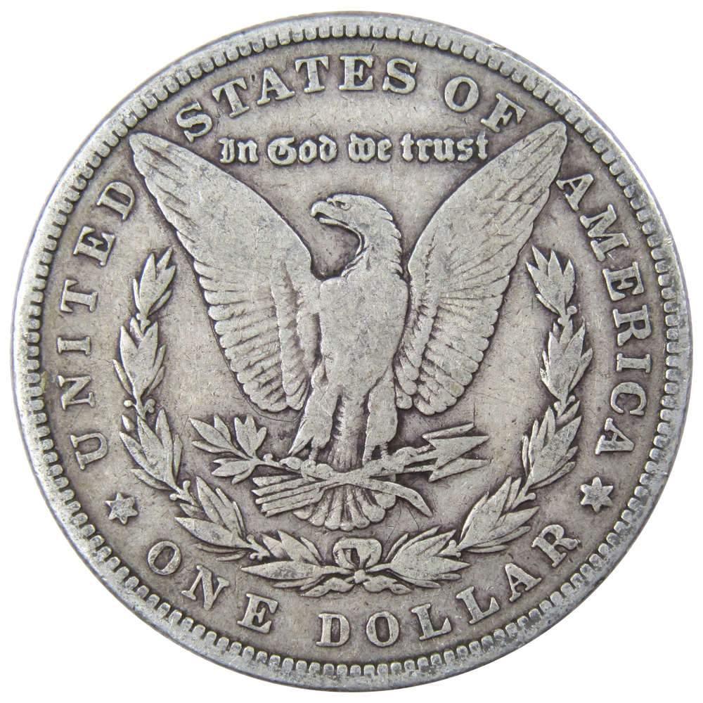 1880 Morgan Dollar VG Very Good 90% Silver $1 US Coin Collectible - Morgan coin - Morgan silver dollar - Morgan silver dollar for sale - Profile Coins & Collectibles