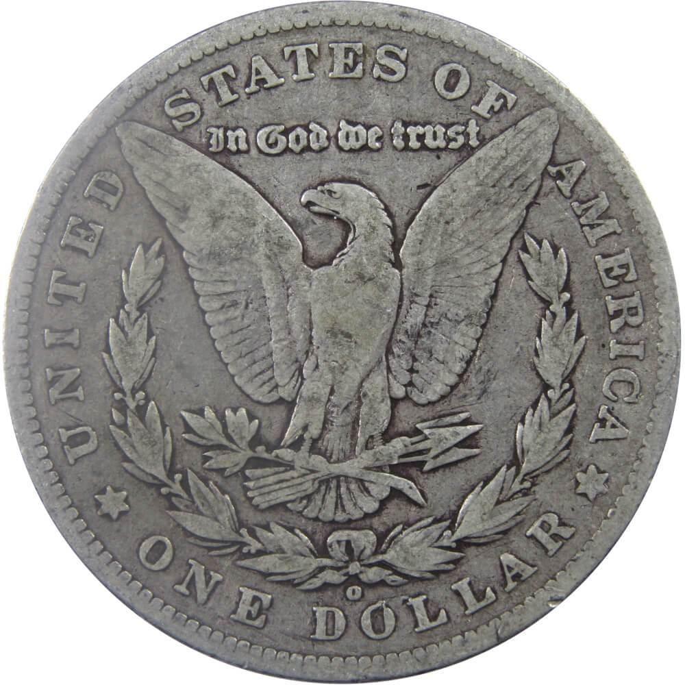 1880 O Morgan Dollar VG Very Good 90% Silver $1 US Coin Collectible - Morgan coin - Morgan silver dollar - Morgan silver dollar for sale - Profile Coins & Collectibles