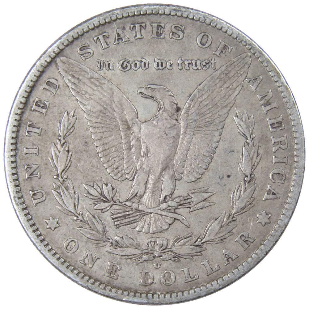 1880 O Morgan Dollar F Fine 90% Silver $1 US Coin Collectible - Morgan coin - Morgan silver dollar - Morgan silver dollar for sale - Profile Coins & Collectibles