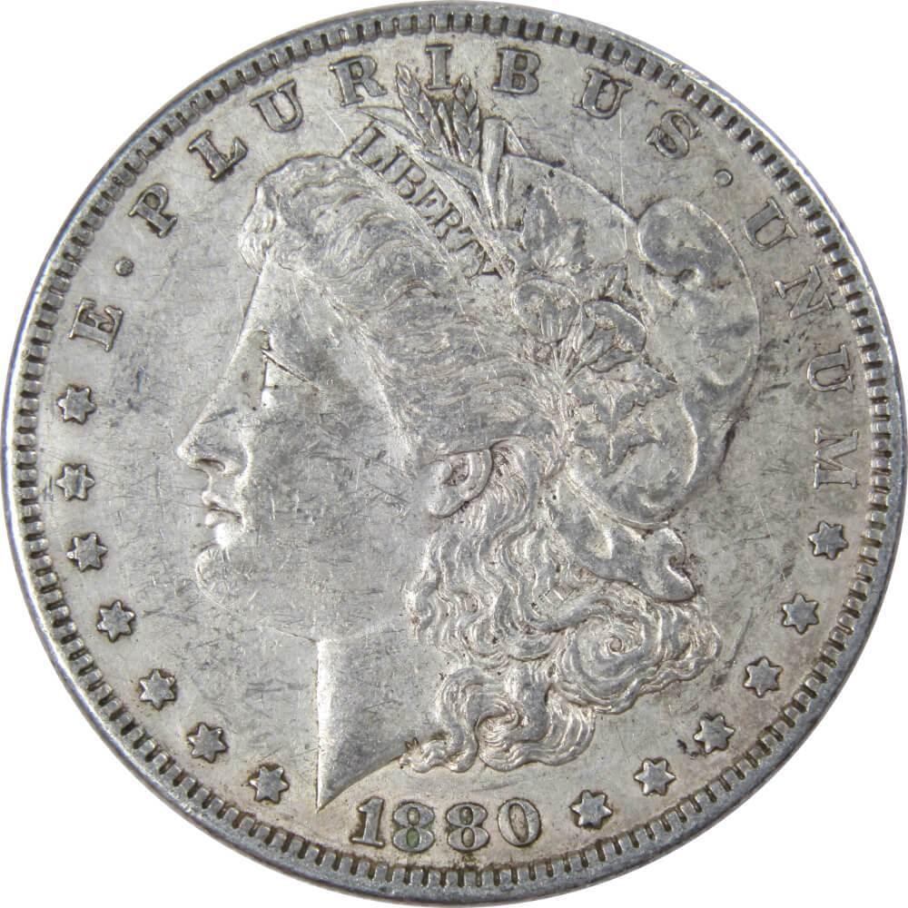 1880 O Morgan Dollar VF Very Fine 90% Silver $1 US Coin Collectible - Morgan coin - Morgan silver dollar - Morgan silver dollar for sale - Profile Coins & Collectibles