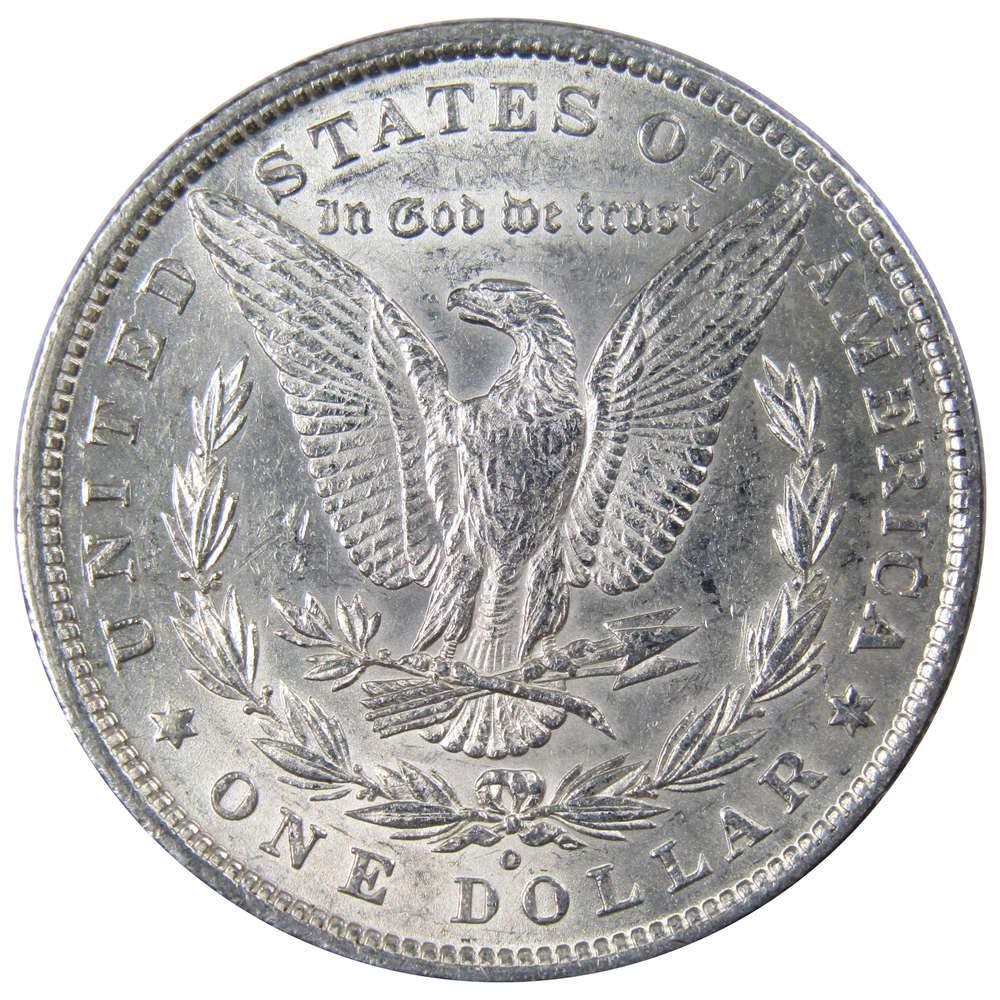 1880 O Morgan Dollar AU About Uncirculated 90% Silver $1 US Coin Collectible - Morgan coin - Morgan silver dollar - Morgan silver dollar for sale - Profile Coins & Collectibles
