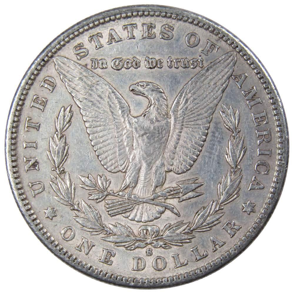 1880 S Morgan Dollar XF EF Extremely Fine 90% Silver $1 US Coin Collectible - Morgan coin - Morgan silver dollar - Morgan silver dollar for sale - Profile Coins & Collectibles