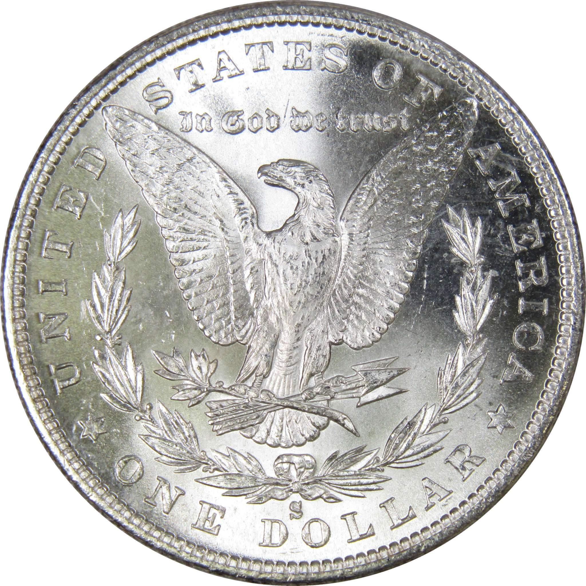 1880 S Morgan Dollar BU Uncirculated Mint State 90% Silver $1 US Coin - Morgan coin - Morgan silver dollar - Morgan silver dollar for sale - Profile Coins & Collectibles