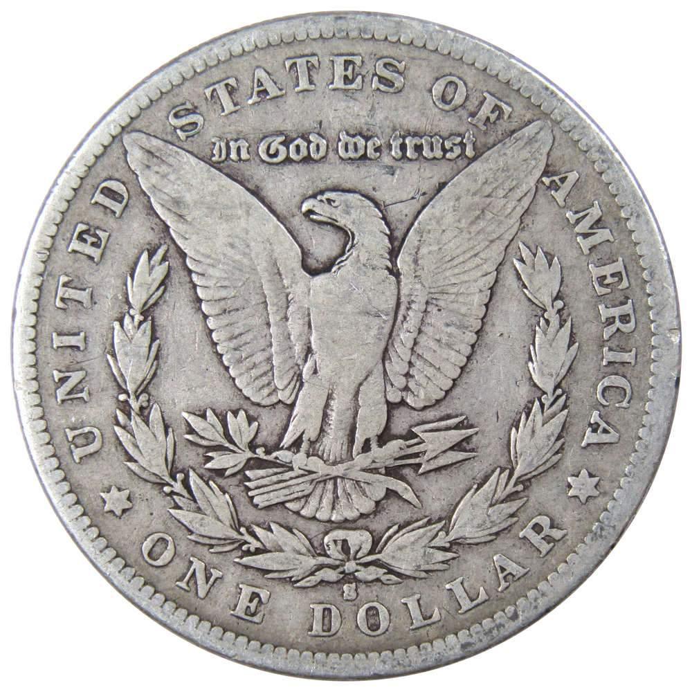 1881 S Morgan Dollar F Fine 90% Silver $1 US Coin Collectible - Morgan coin - Morgan silver dollar - Morgan silver dollar for sale - Profile Coins & Collectibles