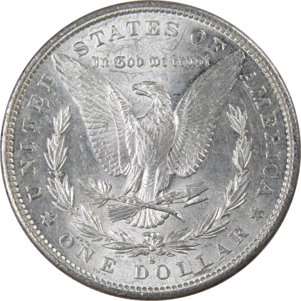 1881 S Morgan Dollar AU About Uncirculated 90% Silver $1 US Coin Collectible - Morgan coin - Morgan silver dollar - Morgan silver dollar for sale - Profile Coins & Collectibles