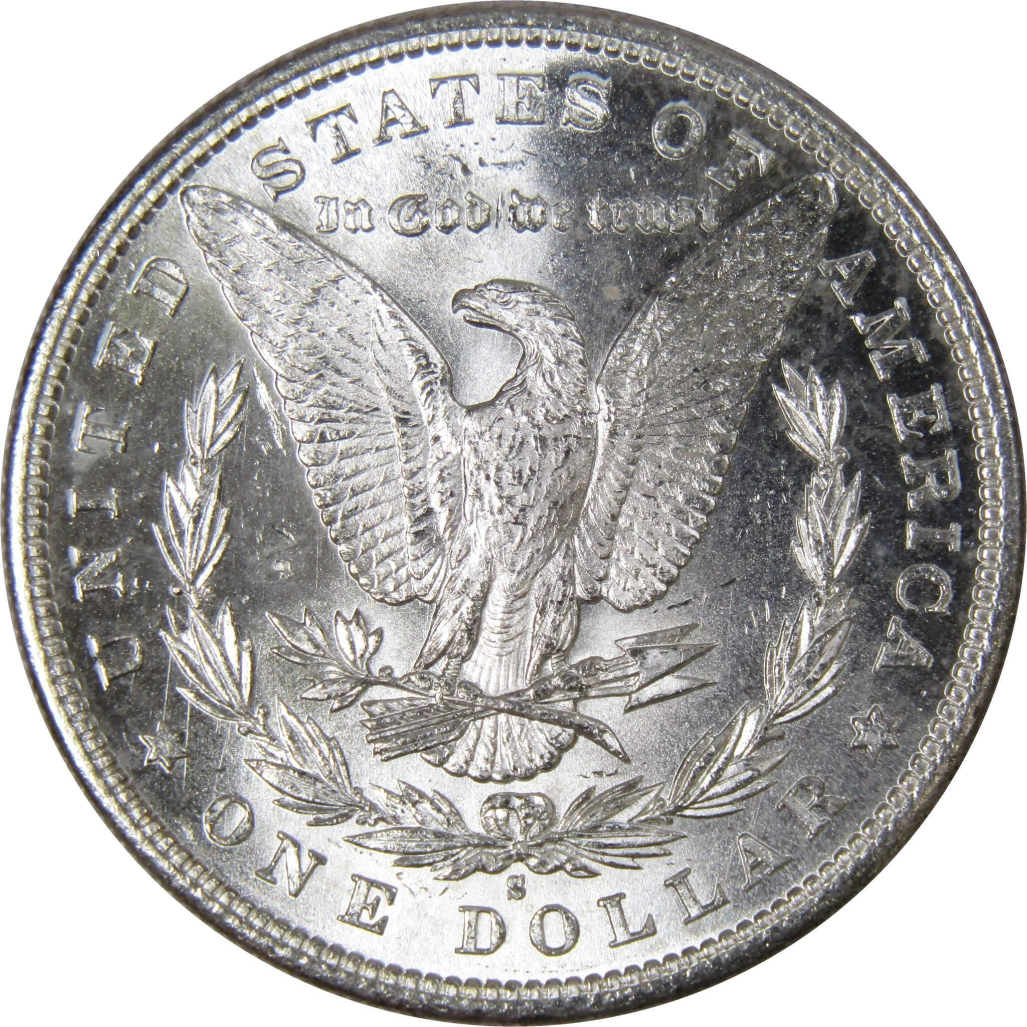 1881 S Morgan Dollar BU Uncirculated Mint State 90% Silver $1 US Coin - Morgan coin - Morgan silver dollar - Morgan silver dollar for sale - Profile Coins & Collectibles