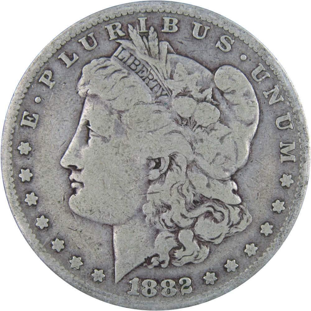 1882 Morgan Dollar VG Very Good 90% Silver $1 US Coin Collectible - Morgan coin - Morgan silver dollar - Morgan silver dollar for sale - Profile Coins & Collectibles