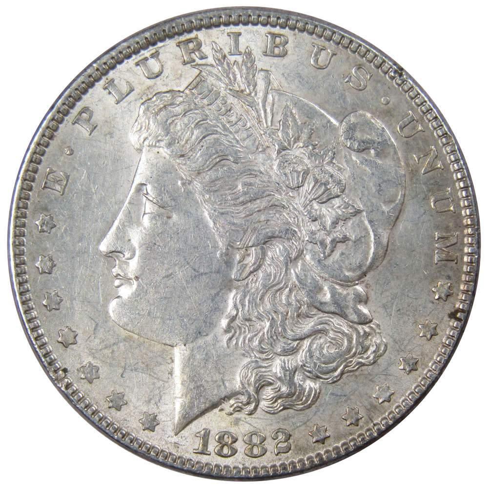 1882 Morgan Dollar XF EF Extremely Fine 90% Silver $1 US Coin Collectible - Morgan coin - Morgan silver dollar - Morgan silver dollar for sale - Profile Coins & Collectibles
