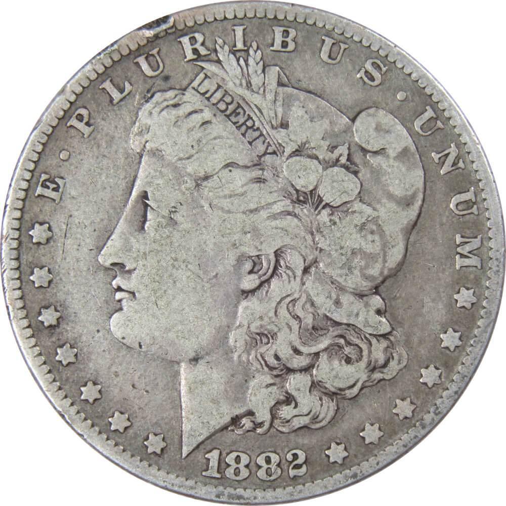 1882 O Morgan Dollar VG Very Good 90% Silver $1 US Coin Collectible - Morgan coin - Morgan silver dollar - Morgan silver dollar for sale - Profile Coins & Collectibles