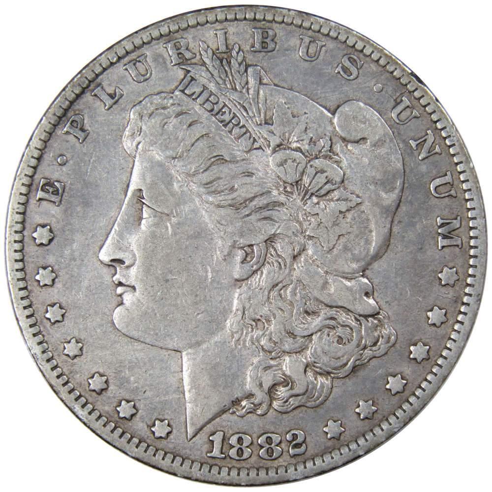 1882 O Morgan Dollar VF Very Fine 90% Silver $1 US Coin Collectible - Morgan coin - Morgan silver dollar - Morgan silver dollar for sale - Profile Coins & Collectibles