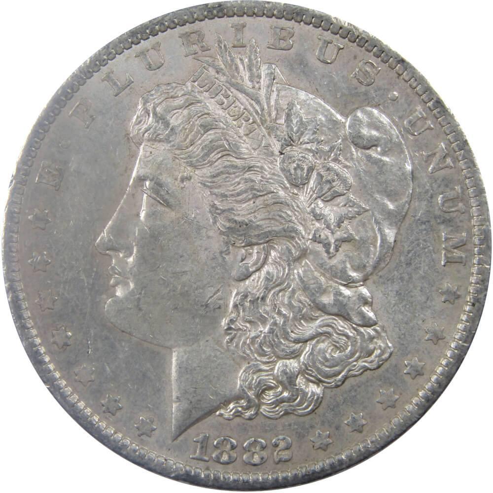 1882 O Morgan Dollar AU About Uncirculated 90% Silver $1 US Coin Collectible - Morgan coin - Morgan silver dollar - Morgan silver dollar for sale - Profile Coins & Collectibles