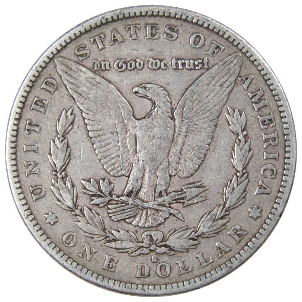 1882 S Morgan Dollar F Fine 90% Silver $1 US Coin Collectible - Morgan coin - Morgan silver dollar - Morgan silver dollar for sale - Profile Coins & Collectibles