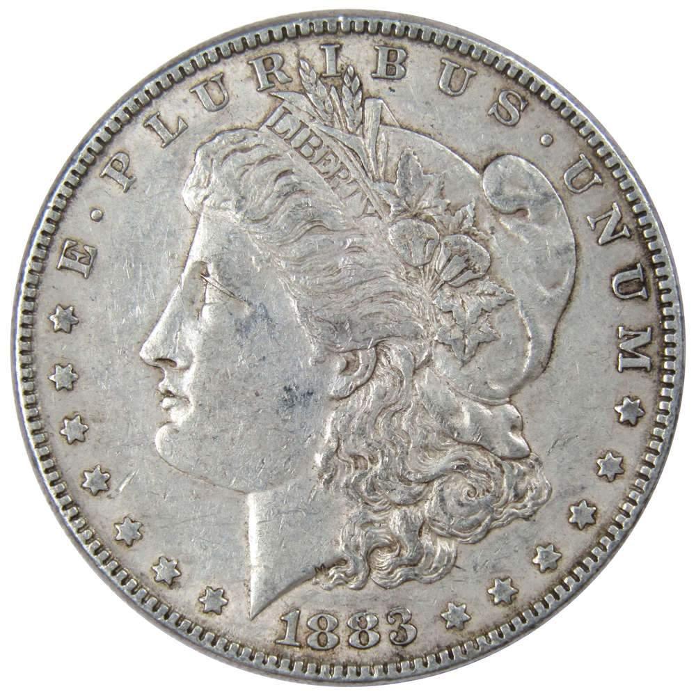 1883 Morgan Dollar XF EF Extremely Fine 90% Silver $1 US Coin Collectible - Morgan coin - Morgan silver dollar - Morgan silver dollar for sale - Profile Coins & Collectibles