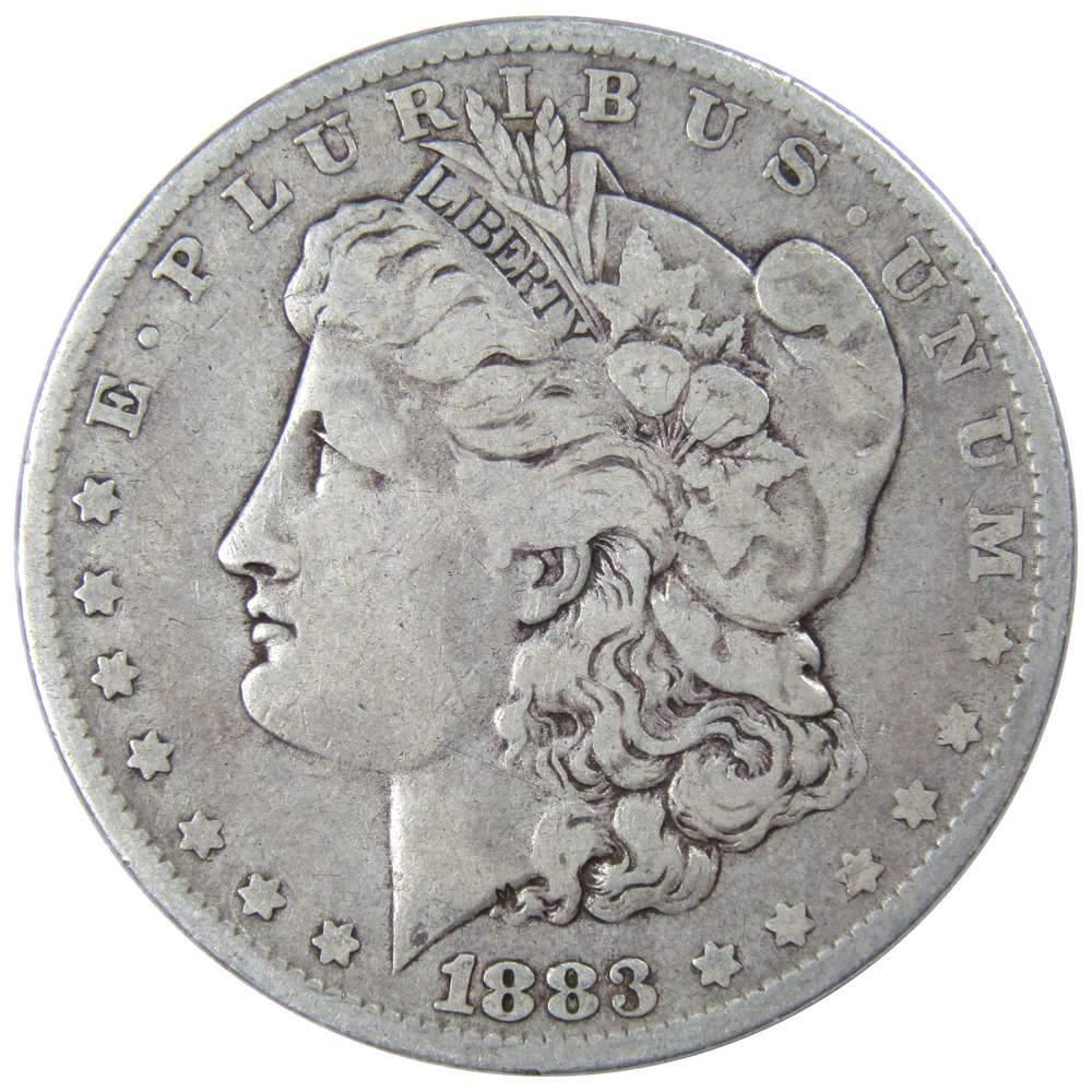 1883 O Morgan Dollar F Fine 90% Silver $1 US Coin Collectible - Morgan coin - Morgan silver dollar - Morgan silver dollar for sale - Profile Coins & Collectibles