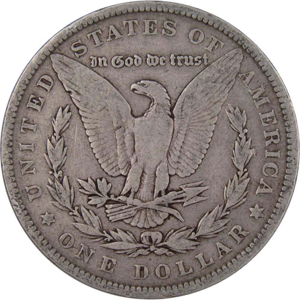1884 Morgan Dollar VG Very Good 90% Silver $1 US Coin Collectible - Morgan coin - Morgan silver dollar - Morgan silver dollar for sale - Profile Coins & Collectibles
