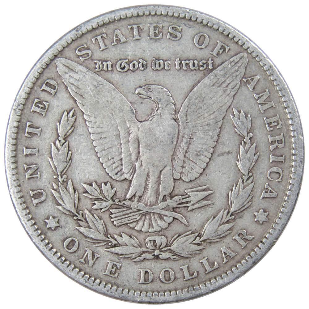 1884 Morgan Dollar F Fine 90% Silver $1 US Coin Collectible - Morgan coin - Morgan silver dollar - Morgan silver dollar for sale - Profile Coins & Collectibles
