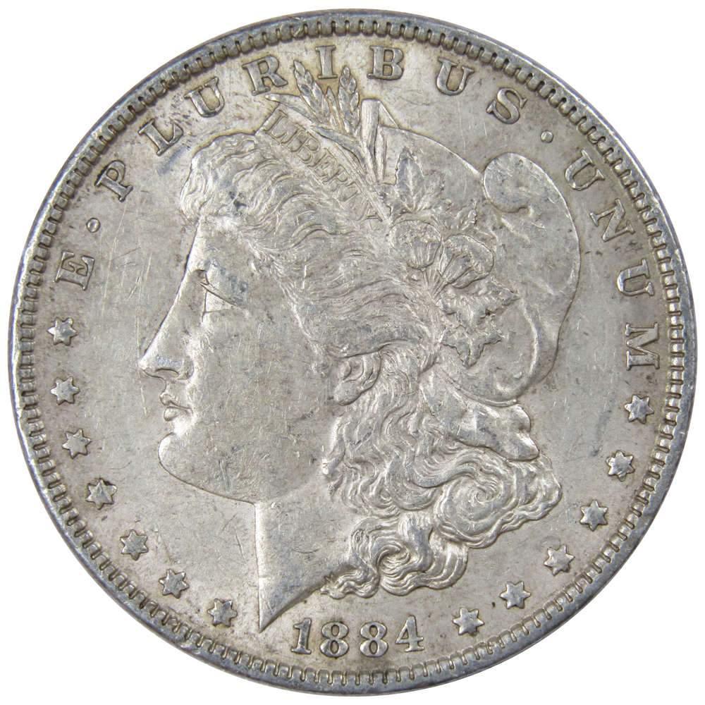 1884 Morgan Dollar XF EF Extremely Fine 90% Silver $1 US Coin Collectible - Morgan coin - Morgan silver dollar - Morgan silver dollar for sale - Profile Coins & Collectibles