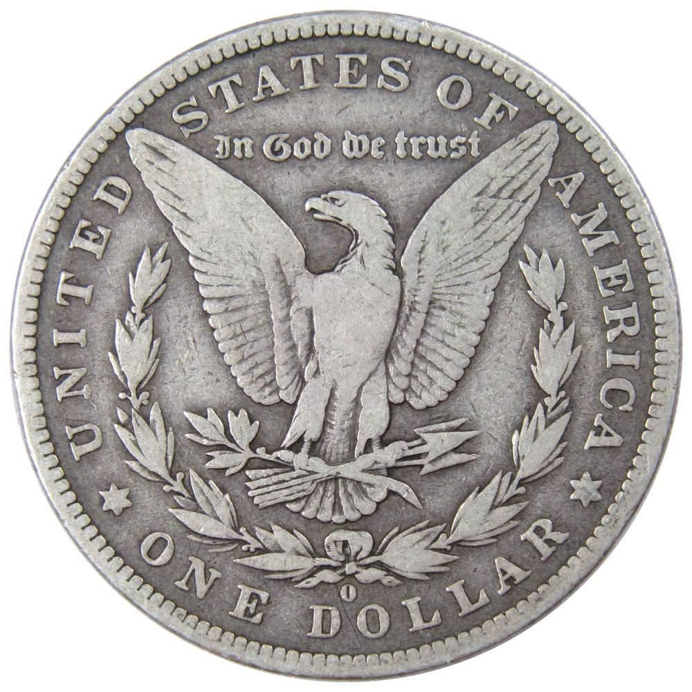1884 O Morgan Dollar VG Very Good 90% Silver $1 US Coin Collectible - Morgan coin - Morgan silver dollar - Morgan silver dollar for sale - Profile Coins & Collectibles