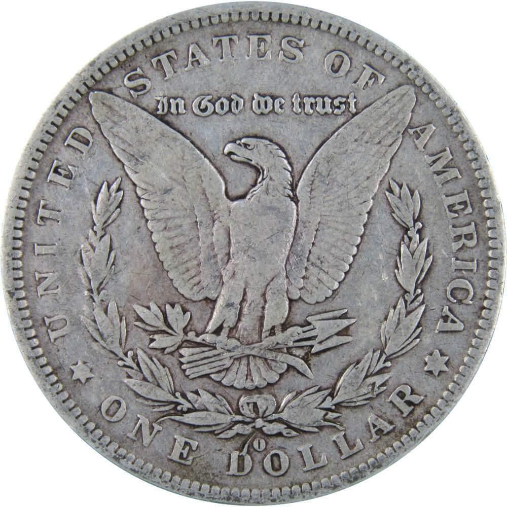 1884 O Morgan Dollar F Fine 90% Silver $1 US Coin Collectible - Morgan coin - Morgan silver dollar - Morgan silver dollar for sale - Profile Coins & Collectibles