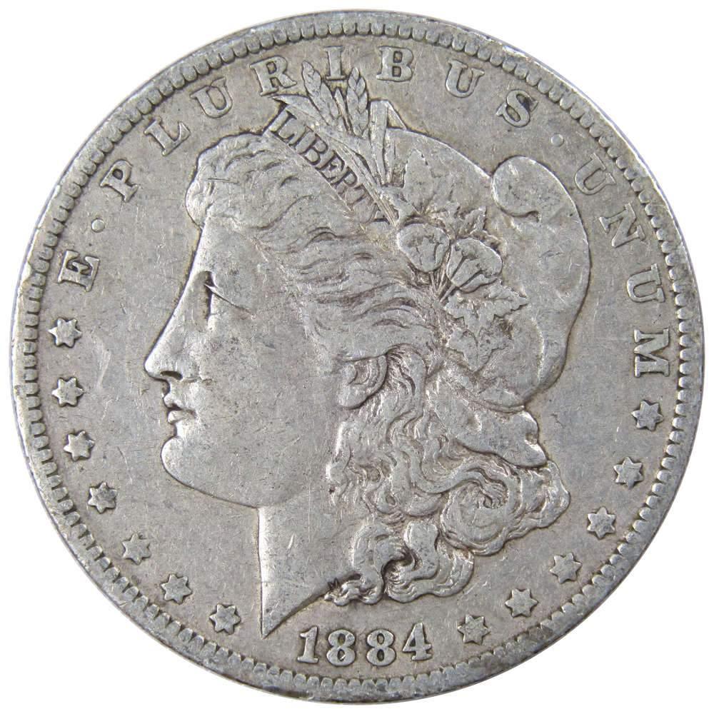 1884 O Morgan Dollar VF Very Fine 90% Silver $1 US Coin Collectible - Morgan coin - Morgan silver dollar - Morgan silver dollar for sale - Profile Coins & Collectibles