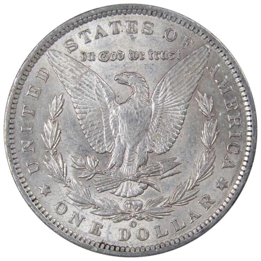 1884 O Morgan Dollar AU About Uncirculated 90% Silver $1 US Coin Collectible - Morgan coin - Morgan silver dollar - Morgan silver dollar for sale - Profile Coins & Collectibles