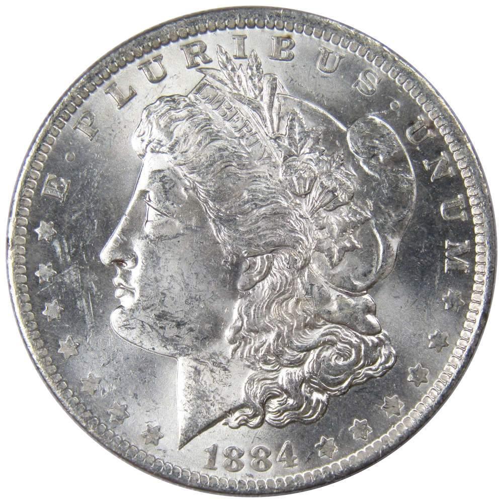 1884 O Morgan Dollar Choice About Uncirculated 90% Silver $1 US Coin Collectible - Morgan coin - Morgan silver dollar - Morgan silver dollar for sale - Profile Coins & Collectibles