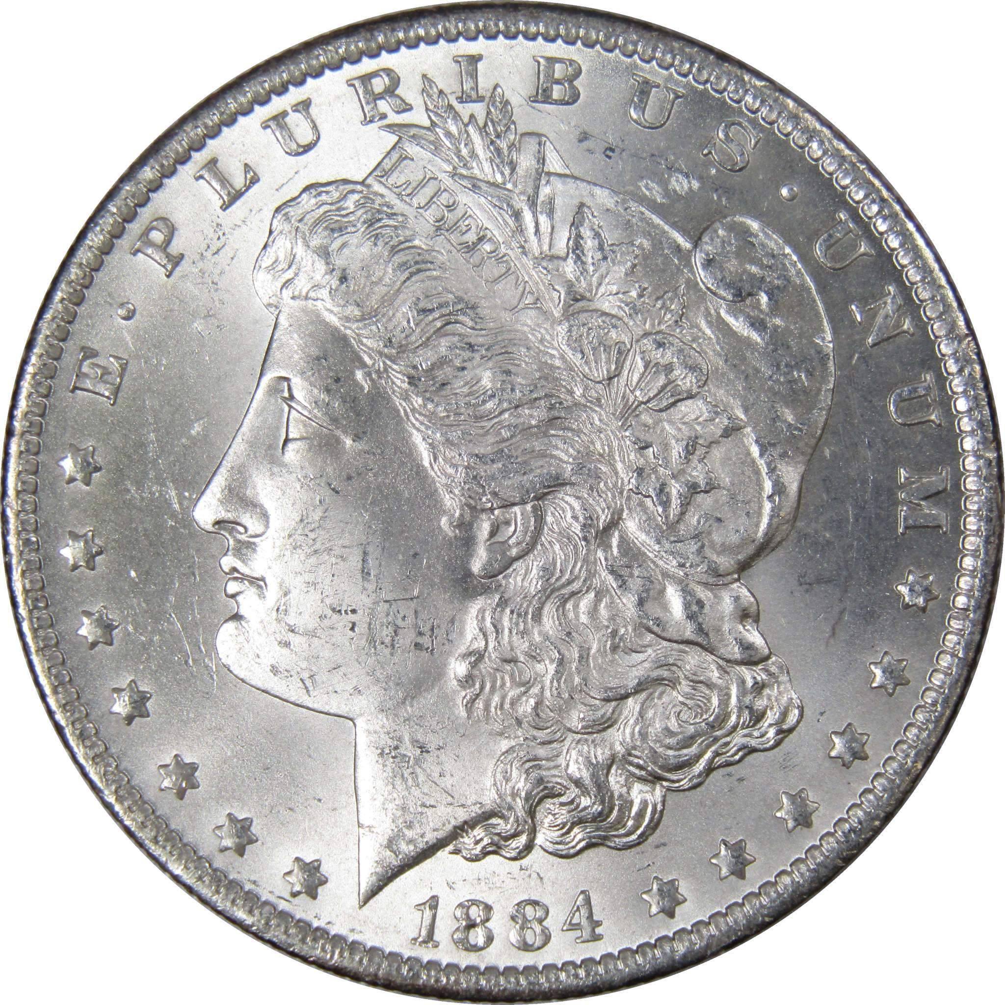 1884 O Morgan Dollar BU Very Choice Uncirculated Mint State 90% Silver $1 Coin - Morgan coin - Morgan silver dollar - Morgan silver dollar for sale - Profile Coins & Collectibles
