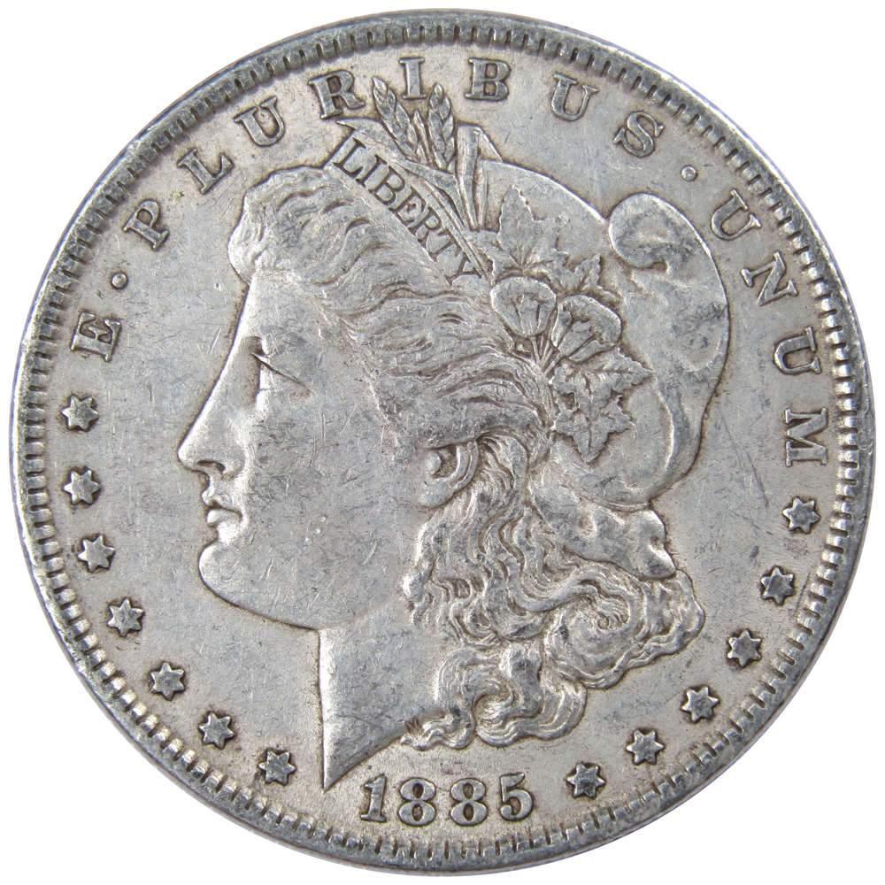 1885 Morgan Dollar XF EF Extremely Fine 90% Silver $1 US Coin Collectible - Morgan coin - Morgan silver dollar - Morgan silver dollar for sale - Profile Coins & Collectibles