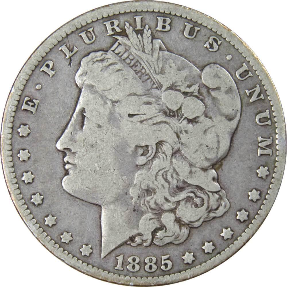 1885 O Morgan Dollar VG Very Good 90% Silver $1 US Coin Collectible - Morgan coin - Morgan silver dollar - Morgan silver dollar for sale - Profile Coins & Collectibles
