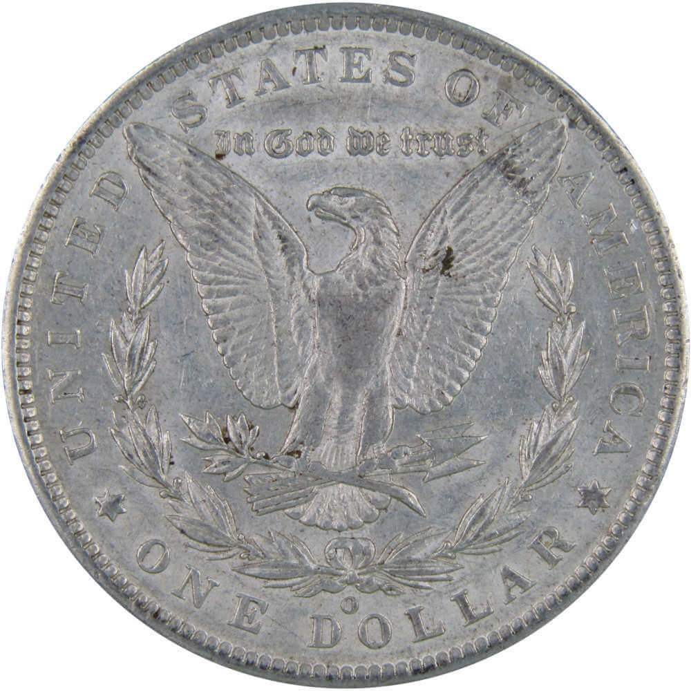 1885 O Morgan Dollar AU About Uncirculated 90% Silver $1 US Coin Collectible - Morgan coin - Morgan silver dollar - Morgan silver dollar for sale - Profile Coins & Collectibles